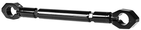 Porta Cellulare Moto Supporto per navigatore GPS/telefono con barra trasversale rinforzata per moto in alluminio CNC da 22 mm Supporto Porta Cellulare Moto(Nero)