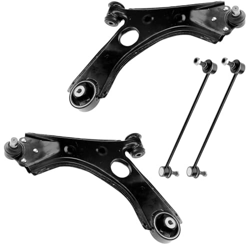 2x Querlenker 2x Koppelstange Vorderachse für Fiat 500L Doblo Kasten 263 + Fahrgestell 263 + Van 263 für Opel Combo D Tour X12 + Kasten X12