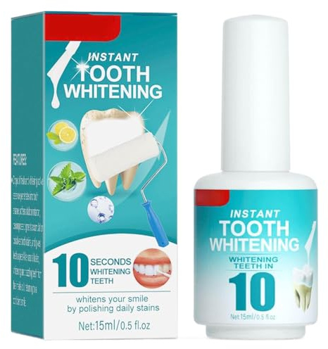 Peinture de Blanchiment des Dents, Peinture Vernis à Dents, Peinture Dentaire, Instantanée, Vernis à Dents Blanc Serré pour Eliminer les Taches, Oral de Blanchiment, 15 ml