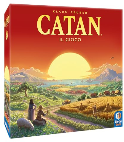 Giochi Uniti - CATAN Relaunch: Gioco Base – Gioco da tavolo, 3-4 Giocatori, 10+ Anni, GU818, Edizione italiana [versione attuale]