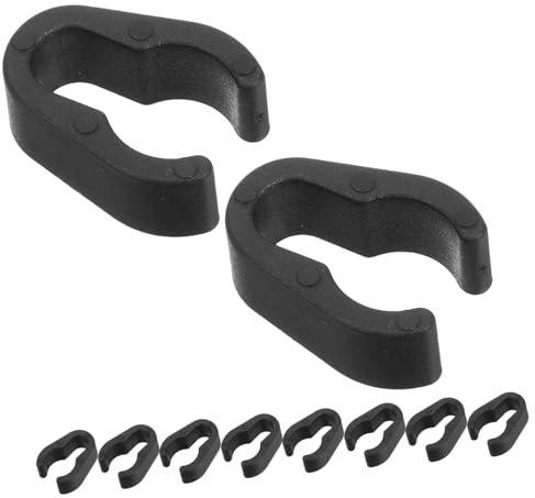 Gatuida 10pièces Support De Câble Pour Microphone Clips Plastique Clip De Cordon Pince De Cordon De Micro Fournitures De Microphone De De Poteau De Micro Pour Organisateur De Câbles