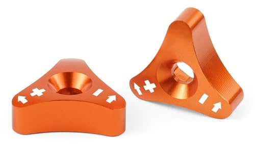 CVPX Schwingenschutz Vorne 48mm Gabel Knopf Teller Fit Für KTM 690 1050 1090 1190 1290 Enduro Duke SMC SMR Abenteuer ADV Supermoto R Superduke Motorrad Schwingenschutz(002-OR)