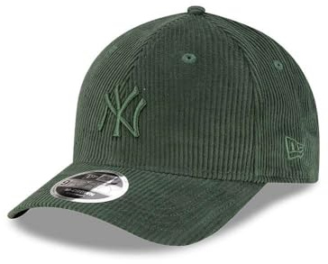 New Era Adult's 9Forty Cord MLB New York Yankees Baseball Cap Hat Dark Green