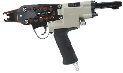 Cloueuse pneumatique, Pistolet Pneumatique À Anneaux Ouverts, Bec Long Et Fin, Compatible Avec Les Agrafes À Anneaux Ouverts De 19 Mm, For Cages Grillagées Et Clôtures.,pour le travail du bois