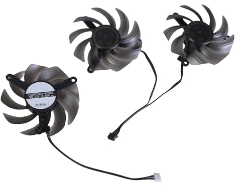 PURPLELILY TH8015S2H-PCC01 Ventilateur de refroidissement pour carte graphique RTX3060Ti 3070 3070Ti 3080 3080Ti VGA 80 mm 12 V