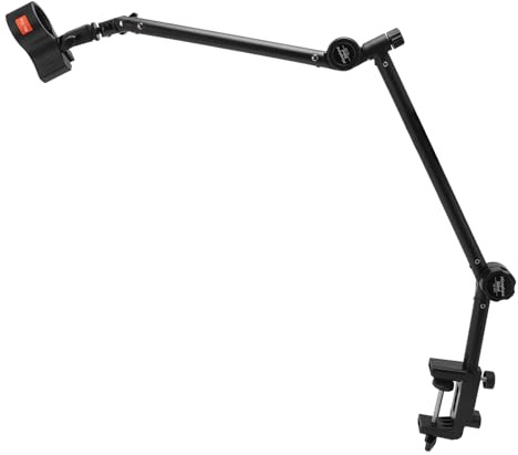 Walmeck Microphone Arm Stand Zinc Alloy Rotation Heavy Duty Suspension Boom Arm for Recording Studio