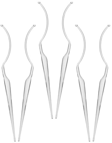Abaodam Supporto per Ciglia Finte in Acrilico 6 Pezzi, Espositore Riutilizzabile e Versatile Struttura Robusta per Applicazione e Visualizzazione Ciglia