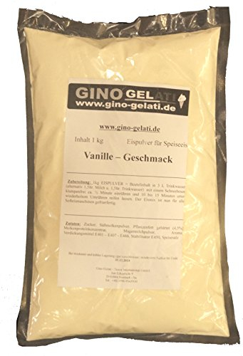 Gino Gelati Vanille Eispulver Softeispulver Speiseeispulver 1 Kg