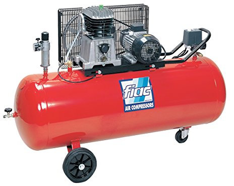 Compressore 'Ab 200-360 T' Trasmissione A Cinghia. Pressostato Con Protezione A Riarmo Manuale.