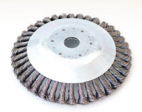 Shopping-Kobolde Profi Wildkraut Fugenbürste Unkrautbürste 20x200mm Motorsense Freischneider gezopfter Stahldraht
