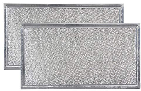 Filter Everything Replacement Microwave Grease Filters Compatible with Whirlpool 8206229A – 5-7/8” x 10-5/8” x 3/32” – 2-Pack