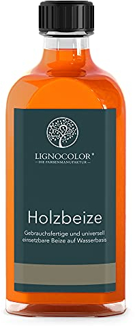 Lignocolor Holzbeize (100 ml, Kirschbaum hell) umweltfreundliche Beize auf Wasserbasis Holz