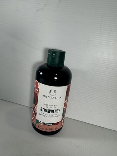 The Body Shop STRAWBERRY Shower Gel SWEET & REFRESHING 92% of the ingredients are of natural origin VEGAN 100ml
