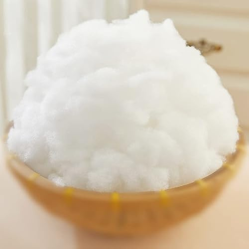 4 Kilo Kg 100% Virgin Hollow Fibre Quality Grade/Hollowfibre Stuffing Filling for Cushions Pillows Pets Beds Anti-allergic High Grade Hollow Fibre Filling Only