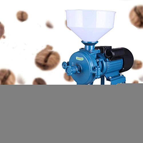 Commercial Mill Grinder for Home Stores, Electric Grain Dry Feed Flour Milling Machine Cereals Grinder Rice Corn Coffee Wheat 1500W