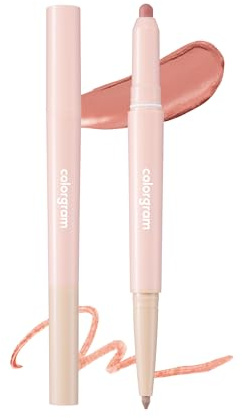 COLORGRAM All In One Over-Lip Maker 03 Peach Beige | Versatile Lip Liner & Contour with Natural Shades, Matte finish, Bigger and Fuller Lips, Plumping effect, Smooth creamy texture