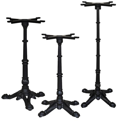 ZStyle Base pour Table - Pied Central en Fonte pour Bar, Bistrot, Restaurants - Intérieur/Extérieur - Patte de Lion (Z768 : Diamètre 50 x H 73)