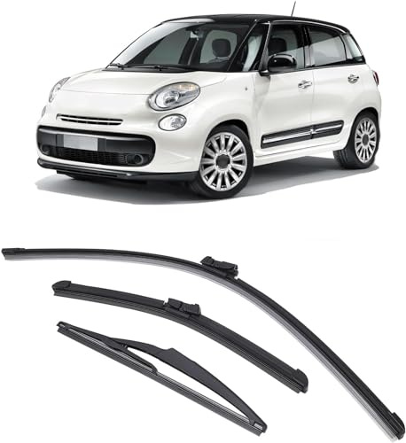 OKNGHPLIU Car Windscreen Wiper for Fiat 500 500C 500L 2009-2024, Automotive Windshield Replacement Wiper Blades Wipes Well Ultra-quiet(RHD)