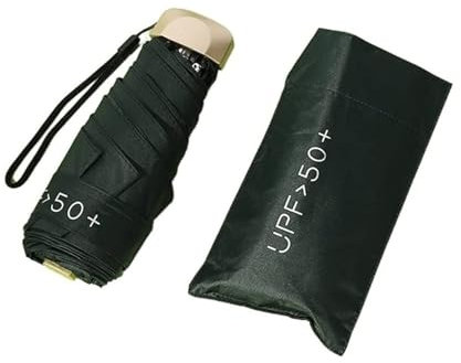ATMRC Taschenschirme Tragbarer faltbarer manueller Regenschirm Frauen Männer Ultraleichter Regen-Sonnenschirm Anti-Uv-Regenschirm-Sonnenschirm for Regen und Sonne Regenschirme