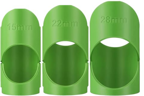 HARY 15mm Pipe Cutter 3Pcs Pipe Lagging Tool, Lagging Cutting Tool for 15mm, 22mm, 28mm Pipes, with Mitre Slice for 45° Angles Ideal for Copper