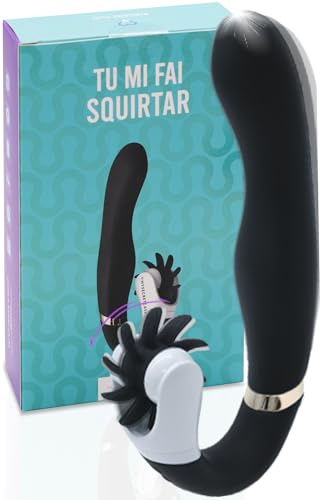 MySecretCase Sexytoysys Donna Squirting 20cm Vibratore Clitoride Vibratore Rabbit Vibratoreper Donna Punto G Squirting 10 Modalità Vibrazione e 10 Rotazione Lingua Vibrante Clitoride Sexytoysys Coppia