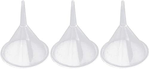 3 transparente Mini-Trichter, geeignet für dünne Flaschenhalsflaschen, Trichter, praktisches Design, Küchenutensilien und Gadgets