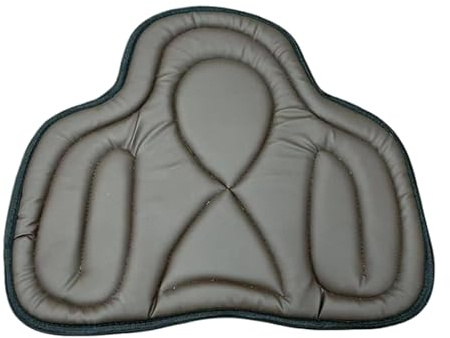 Generisch Imbottitura per Seduta da Equitazione, 17,72 x 19,69 x 0,39 Pollici, in Pelle PU, Resistente all'abrasione, Imbottitura Confortevole, per Equitazione, per Equitazione, Cuciture