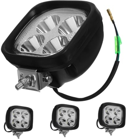 HORIALENCE 4piezas Unidades Luces Led Para Carretilla Elevadora Faros Delanteros De Trabajo Potentes y Duraderos Alta Visibilidad Instalación Sencilla Compatibles Con Vehículos Industriales