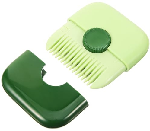 NOLITOY Recortadora Manual de Puntas Abiertas para Cabello, Peine Portátil de Plástico Práctico y Seguro para Mujeres, Adecuado para Viajes y Uso al Aire Libre
