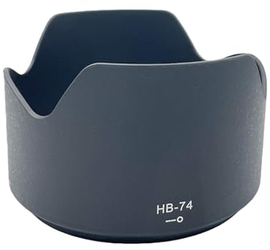 SZZCNOX Paraluce HB-74 per Nikon Nikkor AF-S 24-70 mm f/2.8E ED VR, paraluce reversibile a baionetta sostituisce per Nikon Sun Hood compatibile con filtro da 82 mm, senza vignettatura
