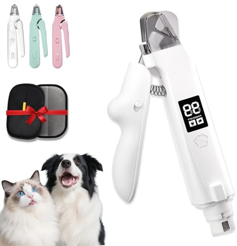 HItianya LichtSchere Pro, Die 2-in-1 LED-Krallenschere für sichere Pfotenpflege ohne Angst, Krallenschere Mit Licht für Hunde, Led-Licht Zeigt Gena für Katze Hunde Nagelschere (D)