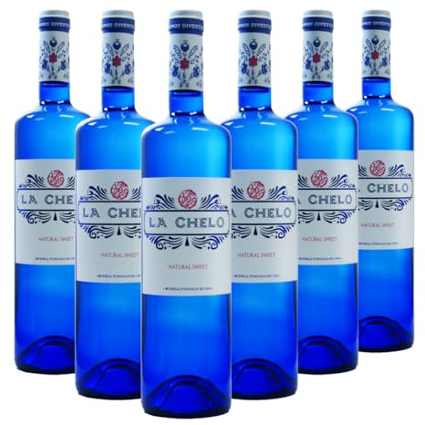 Vinos divertidos La Chelo Natural&Sweet vino blanco dulce malvar 6x75 cl