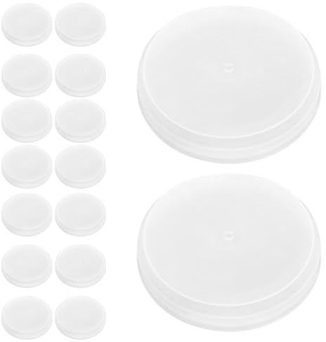 SHINEOFI 60pcs Drum Plugs Ring Oil Drum Lids Water Barrel Caps Replacement Bung Sealing Caps Oil Barrel Lids for Sealed Dust Cover