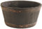Strata Weinfass Eichenfass Kunststoff Bottich Blumenkasten Trog Zuber Gartenteich Mini Teich Fass Nachbildung Durchmesser 50 cm Höhe 25 cm ca. 38 Liter