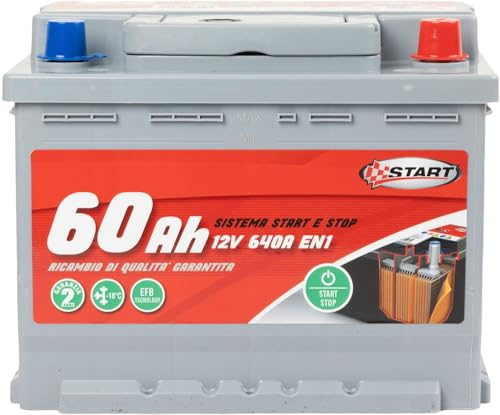 Start Batteria Stop& 60AH 12V 540A (EN1) sigillata polo positivo sinistro, EFB technology