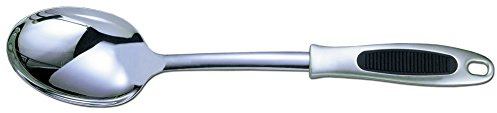 Arcos Serie Accesorios - Cucharón de Servir - Cucharón de Acero Inoxidable 18/10 de 330 mm de longitud - Mango de aleación de Zinc Plata y Negro