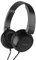 Roxel RX110 Lightweight Wired Foldable Headphones with Mic & Volume Control, On-Ear Headphones, Ergonomic Design, Answer Incoming Calls, Compatible with Android and IOS Devices (Black)