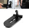OPP ULITE Car Doorstep Vehicle Folding Ladder U Shaped Hook Pedal Foot Pegs Multifunction Easy Access to Rooftop with Safety Hammer Doorstep for Car Roof-Rack Truck SUV Jeep Off-Road, Black