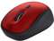 Trust Yvi+ Silent Wireless Mouse, Sustainable Design, 800-1600 DPI, For Left and Right Hand Users, Storable USB Micro Receiver, Quiet Compact Computer Mouse for PC, Laptop, Mac, Home Office - Red