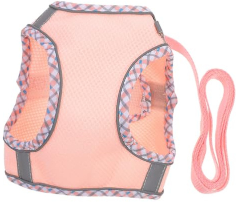 Gadpiparty Hundegeschirr für Kleine Hunde Robustes Geschirr Leicht Auszuziehen für Welpen und Kleine Hunde mit Hals und Brustgurt für Optimalen