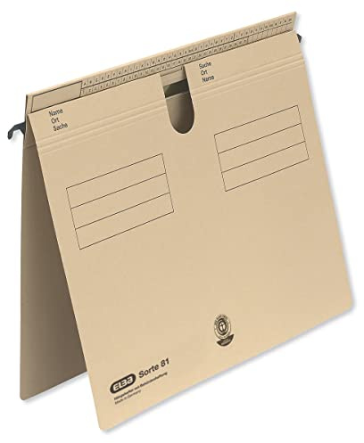 ELBA Hängehefter Sorte 81, chamois, 50er Pack
