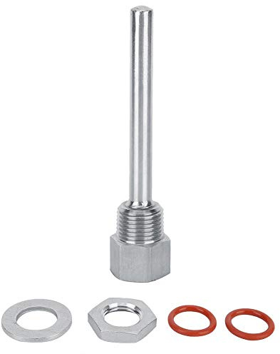 4 po en acier inoxydable 1/2 po Thermowell Kit Thermomètre à fermentation rapide Thermomètre en acier inoxydable Accessoires de montage Homebrew