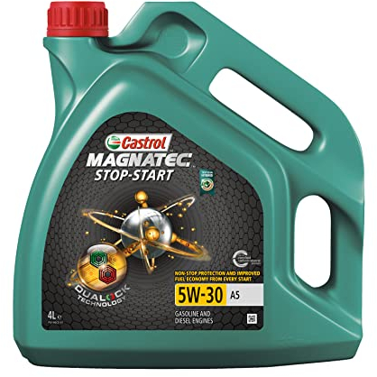 Castrol 15CA43 Magnatec Stop-Start 5W-30 A5 Motoröl, 4 Liter
