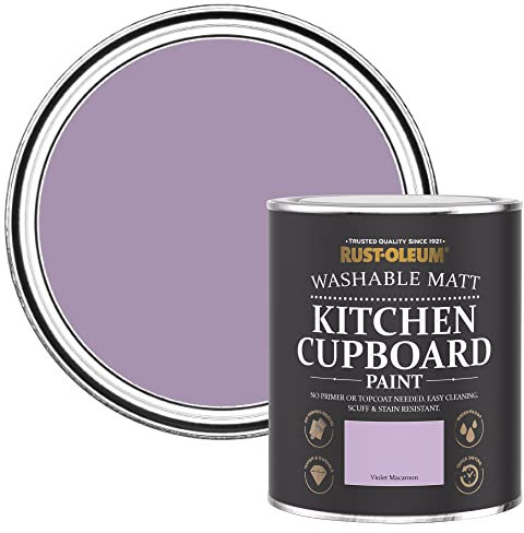 Rust-Oleum abwaschbare Küchenschrankfarbe in lila mit Matt Finish - Macaron 750ML