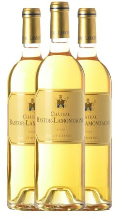 Château Bastor-Lamontagne Sauternes Media Botella 37 cl Vino dulce (Caja de 3 Media Botella de 37 cl)