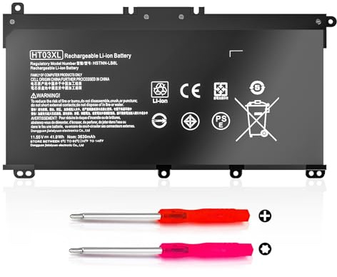 HTO3XL Batterie d’Ordinateur Portable Compatible HP Pavilion 15-CS3073CL 15-CU0058NR 15Z-CW100 15-CS3153CL 15T-CS200 15-CS0XXX 15-CS2064ST 15-CS3XXX