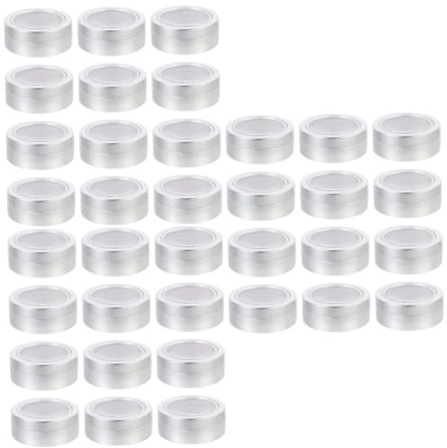 Didiseaon Boîte De Cire D'Abeille En Aluminium 36 Pièces Accessoires D'Aromathérapie