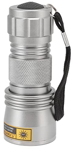 Lampe de Poche UV, Lampe de Poche UV Violette 21 LED, Lumière Flash, Mousse de Chat, Encre pour Animaux de Compagnie, Lampe de Détection de Scorpion Durcie, Ultraviolette pour