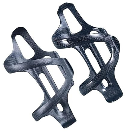 Flaschenhalter Fahrrad Flaschenhalter fürs Fahrrad, 3K Carbon, Getränkeflaschenhalter, Side Pull Bike Cage, MTB, Rennrad, Wasserflaschenhalter, matt/glänzend, 20 g Fahrrad Flaschenhalter(Glossy - 1 Pc
