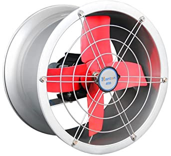 HEALBYBLE Ventilatore di scarico industriale Ventilatore ad alta velocità Ventilatore portatile di scarico e ventola di ventilazione Temperatura Umidità, Raffreddamento Efficace(2.5B-4)